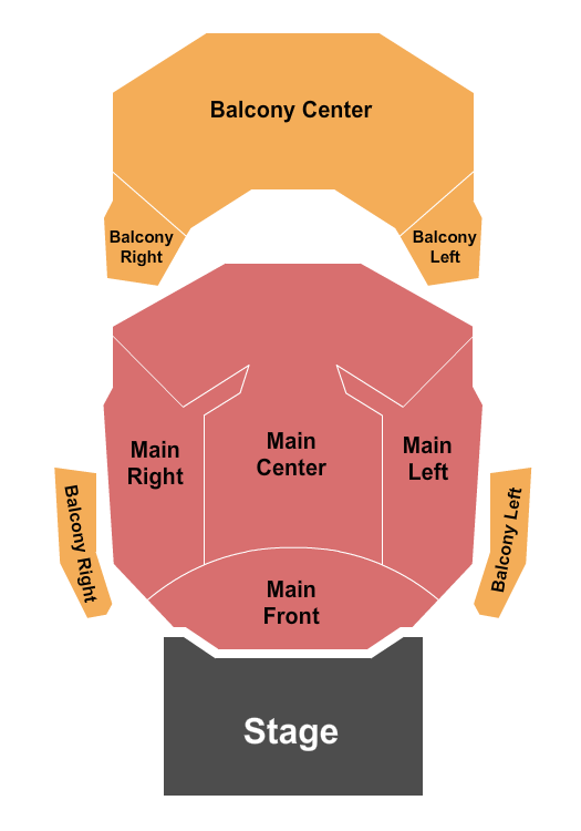 George Van Dusen Theatre At North Shore Center For The Performing Arts Annie Seating Chart